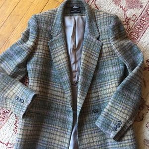 Harve Benard 100% wool plaid blazer - vintage